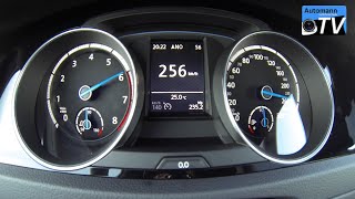 2015 Volkswagen Golf 7 R 300hp  0257 kmh acceleration 1080p [upl. by Blatt588]