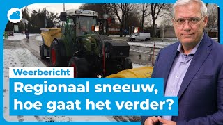 Weerbericht lokaal glad door winterse buien woensdag meer sneeuw [upl. by Llenad]