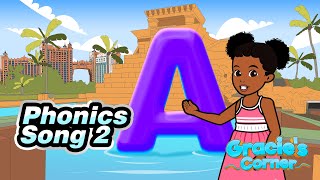 Phonics Song 2 Pure Letter Sounds  Learning with Gracie’s Corner  Kids Songs  Nursery Rhymes [upl. by Marquet]