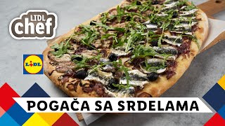 LIDL CHEF  Otvorena pogača sa svježim srdelama I Lidl Hrvatska [upl. by Elehcar250]