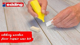 edding 8902 wooden floor repair wax kit [upl. by Hocker]