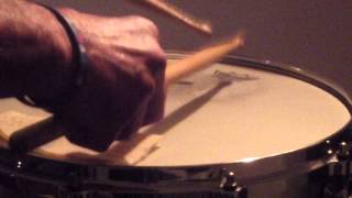 SNARE DRUM Wm Shuman Sym 3 Toccata [upl. by Suoinuj]