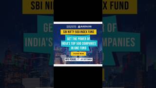 SBI Nifty 500 Index Fund  sbi sbimutualfund indexfund nifty nifty500 investing sip finance [upl. by Cr907]