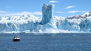 Most Awesome Glaciers Collapse in Water Compilation [upl. by Akimat]