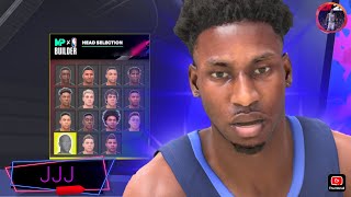 JAREN JACKSON JR NBA 2K25 NEXT GEN FACE CREATION [upl. by Trstram]