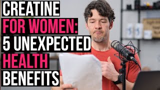 Creatine for Women Health Benefits Beyond Muscle amp Athletic Performance [upl. by Elletnwahs]