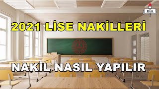 Lise nakil işlemleri  9Sınıf 10Sınıf Nakil işlemi nasıl yapılır [upl. by Adnat]