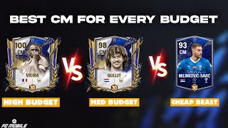 Best CMs In Fc Mobile For Every Budget Part 1  Fc Mobile 24 [upl. by Eednam]