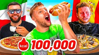 SIDEMEN EUROPE 100000 CALORIE CHALLENGE [upl. by Ainitsirhc754]