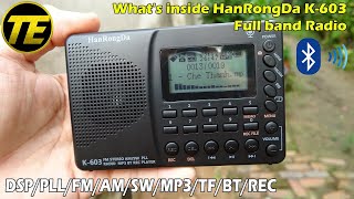 Whats inside HanRongDa K603 Full band Radio [upl. by Dorehs941]