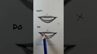 How to draw teeth 🦷😬 ✍️ art artist cartoon drawing satisfying paint anime shorts [upl. by Auoh]