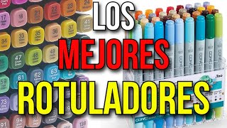 Los mejores ROTULADORES  TOP marca  TODOS los niveles y estilos lettering comic diseño etc [upl. by Ymmat]