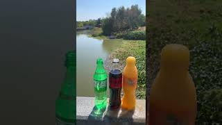 Coca vs Sprite vs Mentos Experiment [upl. by Quinta]