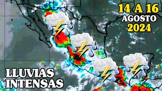 ¡Preparárse Previsión del tiempo en México para los próximos tres días [upl. by Scarlett883]