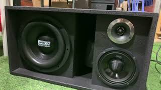 SKEMA BOX SPEAKER CUSTOM BOX SPEAKER THAILAND SUBWOOFER 10” 1200W automobile carsubwoofers [upl. by Annohsak596]