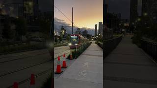 Sydney Parramatta Light Rail Testing at Tramway Avenue Station sydney tram nsw [upl. by Downall51]