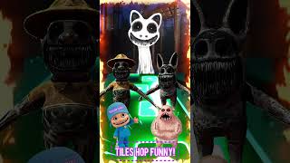 Pocoyo  Zoonomaly Scary Skeletons Coffin Dance Tiles hop tileshop coffindance [upl. by Racklin]