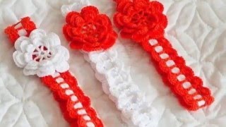 Vinchas tejidas a crochet para niñas [upl. by Jory232]