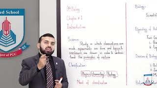 Class 9  Biology  Chapter 1  Lecture 1 Introduction  Allied Schools [upl. by Lynn]