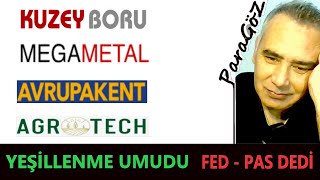 Mega Metal  Kuzey Boru  Agrotech  Avrupa Kent Gyo Hisse Analiz  Borsa İstanbul  Fed Pas geçti [upl. by Lamej]