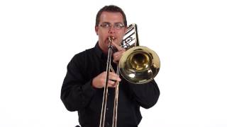 Trombone Etude  Section A  Triple Tonguing [upl. by Icken]