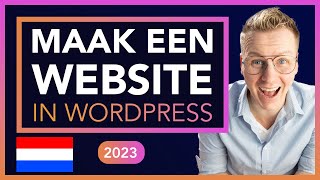 Hoe Maak Je Een Website  Nederlandse Tutorial 🇳🇱 [upl. by Wilen32]