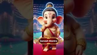 Ganesh Mantra  Om Gan Ganpataye Namah  Ganesh mantra for prosperity ganeshmantra [upl. by Heimer]