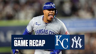 Royals BOUNCE BACK in Game 2 vs Yankees courtesy of bullpen dominance  Game Recap [upl. by Enorel]