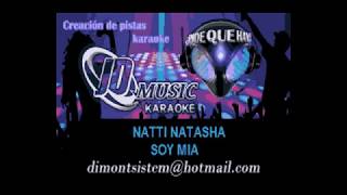 Natti Natasha soy mia karaoke [upl. by Jolyn]