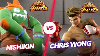 Street Fighter 6 👊 Nishikin Blanka Vs Chris Wong Luke👊 SF6 High Level Gameplay [upl. by Aihsekram214]