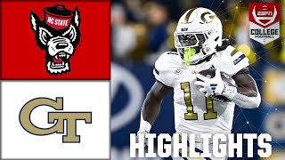 NC State Wolfpack vs Georgia Tech Yellow Jackets  Full Game Highlights  ESPN College Football [upl. by Nyleahs]