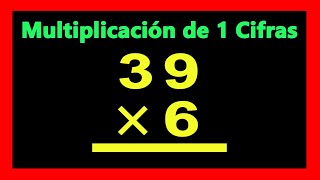 ✅👉 Multiplicaciones de 1 cifra con la Prueba del 9 [upl. by Annuaerb]