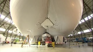 Airlander 10 gets giant inflatable feet [upl. by Annej]