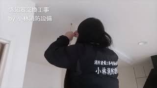 感知器交換工事⑧－3（小林優子 甲種消防設備士 低圧電気取扱い業務特別教育修了） fire alarm equipment～小林消防設備 福岡県豊前市 全類消防設備士 第二種電気工事士 経営学修士～ [upl. by Eaj566]