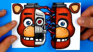 10 DIY FREDDY FAZBEAR FNAF INTO THE PIT ARTS amp PAPER CRAFTS [upl. by Gawlas]