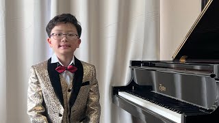 Kuhlau Sonatina Op55 No1 2nd mov Vivace  Ethan Joon Byeon piano student of Cindy Lee [upl. by Azial472]