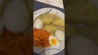 Senfeier 🥚mit frischen Kartoffeln 🥔 und DillSenfsoße und frischen Möhren Salat 🥕😊👨‍🍳❤️ [upl. by Olracnaig]