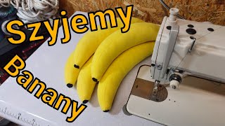 Jak szyć na maszynie  Szyjemy banany szyciowe DIY [upl. by Ariamoy]