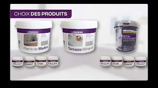 Tutoriel Pierre de Marbre Terrazzo Minéral amp Béton de Rénovation I Rénovez sans tout casser [upl. by Hael]