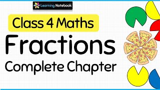 Class 4 Chapter Fraction  Complete Chapter [upl. by Yrennalf]