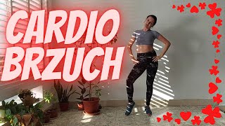 Cardio brzuch Ćwiczenia na brzuch na stojąco Spal 120 kcal Talia i brzuch [upl. by Ruperto]