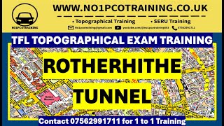 TRICKY ROTHERHITHE TUNNEL ROUTE EXPLAINEDTFL TOPOGRAPHICAL TRAINING 2024 TOPOGRAPHY SKILLS TEST [upl. by Lieno]