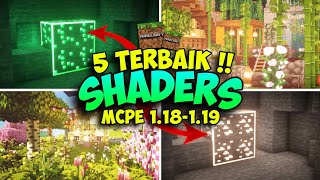 SPECIAL 5 SHADER MCPE 119  118 Terbaik  Shaders For Mcpe 119  Shaders Non Render Dragon [upl. by Anirok]