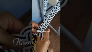 DIY Handfasting Ribbon Wedding Decorative KnotWeaving a Handfasting Cord for a Wedding shorts diy [upl. by Harewood]