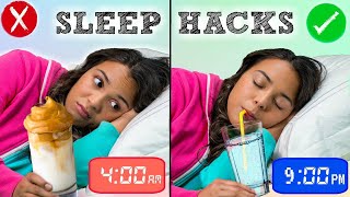 How to Fall Asleep FAST When You CAN’T Sleep 10 Sleep Life Hacks [upl. by Hayimas]