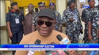 EDO Election Resident Commissioner Onuoha Anugbum Satisfied with Conduct [upl. by Eleda]