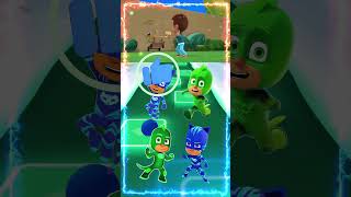 PJ Masks  CatBoy 🆚 Gekko 🆚 CatBoy 🆚 Gekko X Dance Song Tiles Hop EDM Rush shorts [upl. by Melisent110]