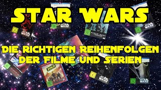 Star Wars  Die richtigen Reihenfolgen der Filme und Serien [upl. by Anitap537]