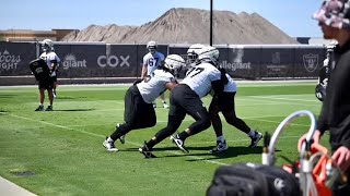 2024 LAS VEGAS RAIDERS OTAs HIGHLIGHTS [upl. by Krall442]