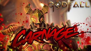 MAXIMUM CARNAGE  Bulwark Insane Bleed Build 40  Godfall PS5 Gameplay [upl. by Krysta]